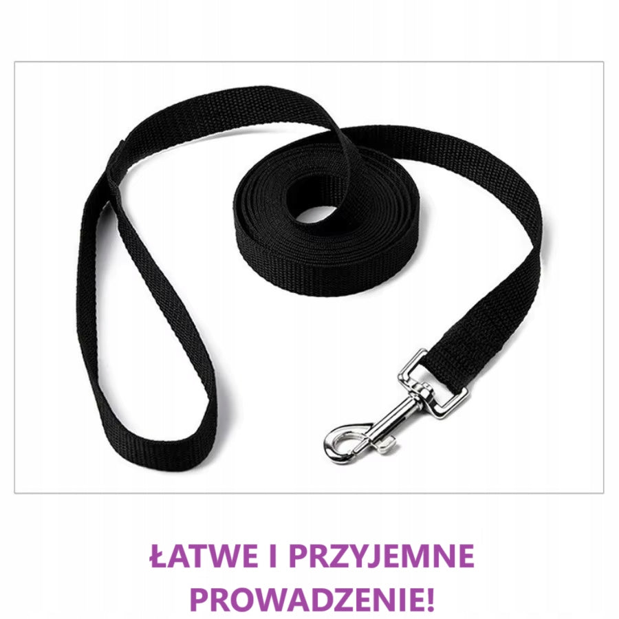 DOG LEASH TRAINING TAPE LONG 10M DURABLE Maximum leash length 6 m