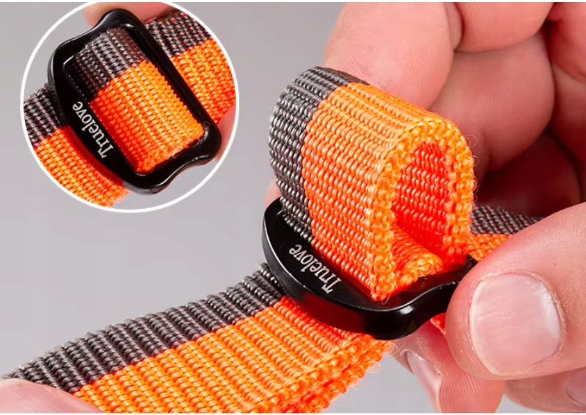 DOG LEASH WITH LIGHT SHOCK ABSORBER FOR RUNNING DOGS RED 3,4 m Maximum leash length 3.4 m