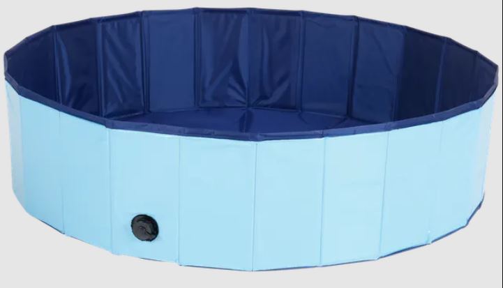 DOG POOL FOLDING GARDEN 80x30cm BLUE Brand DOG POOL
