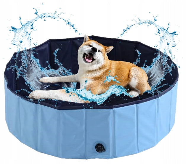 DOG POOL FOLDING GARDEN 80x30cm BLUE Manufacturer code BASEN DLA PSA
