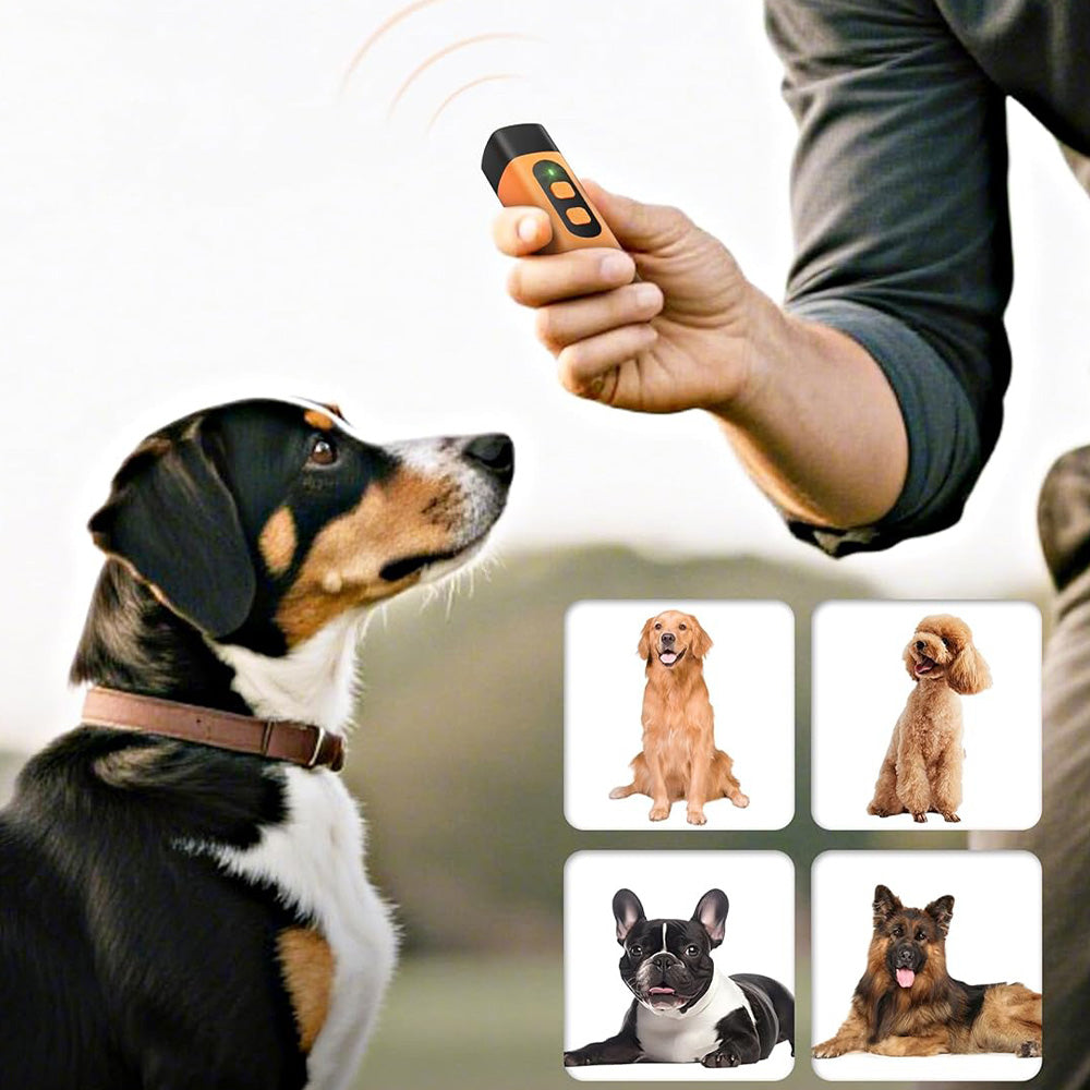 DOG REPELLENT ULTRASONIC LED MANUAL TRAINER TRAINING CONTROL Kind repellent