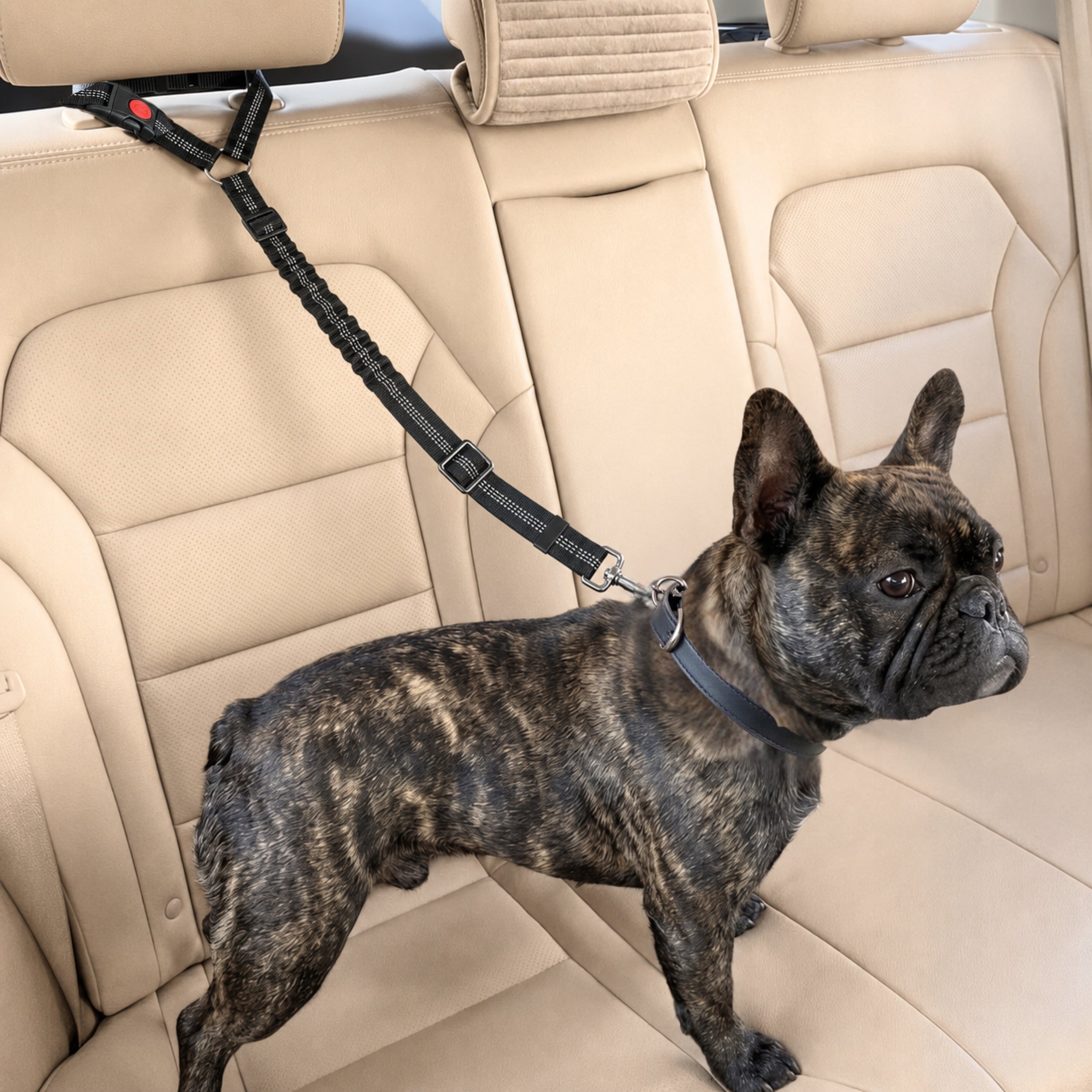 DOG SEAT BELT FOR CAR STRONG LANYARD FOR REFLECTIVE HEADREST Manufacturer code 005189