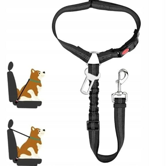 DOG SEAT BELT RELIABLE PROTECTION Main material fabric