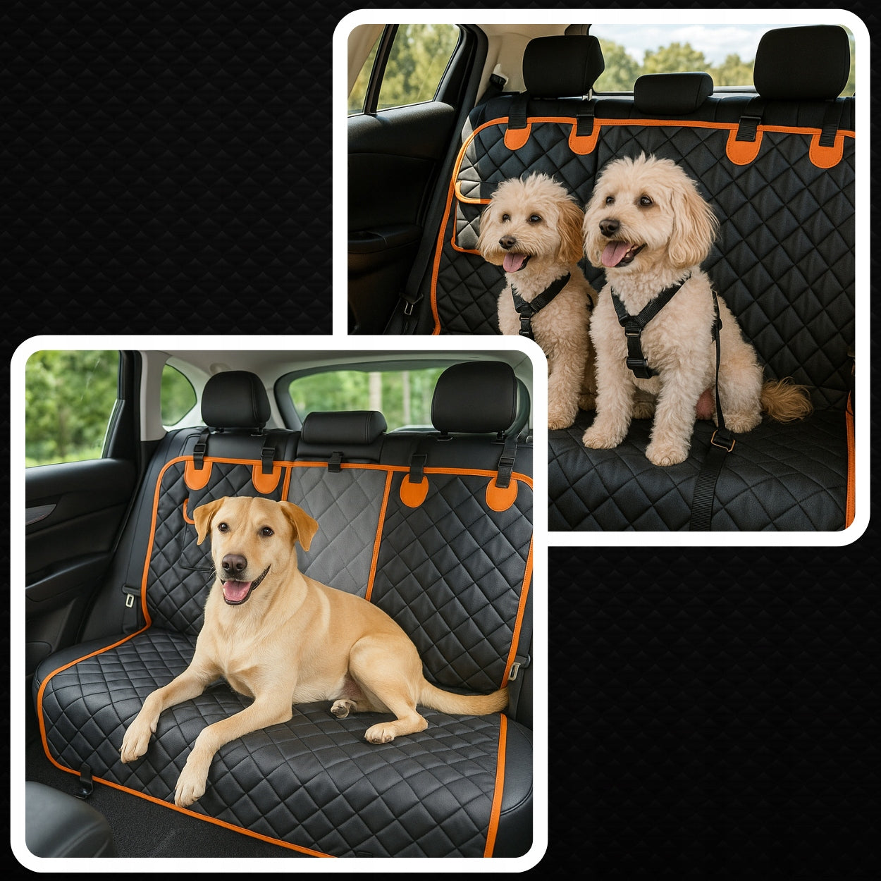 DOG SEAT COVER FOR CAR PREMIUM WATERPROOF STRONG Product width 135 cm