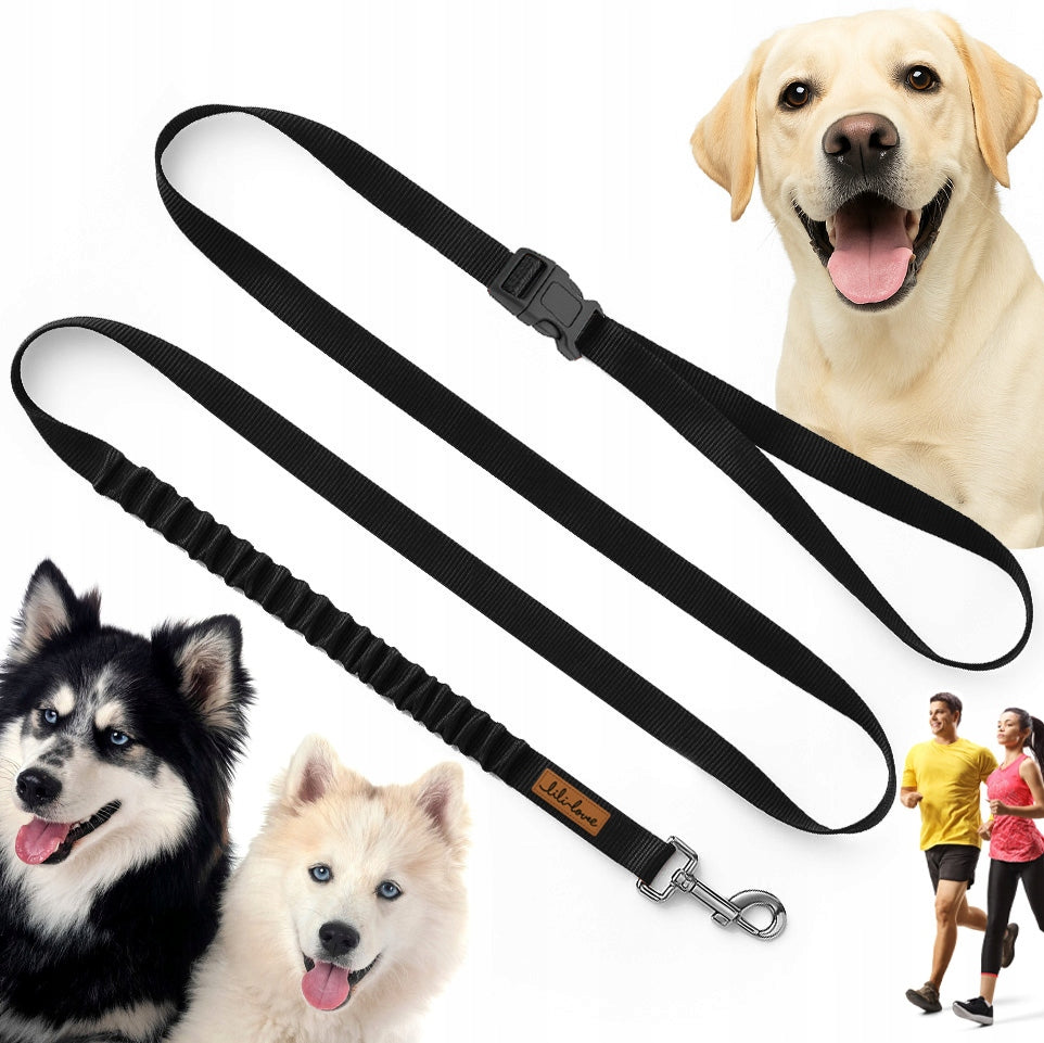 DOG SPORTS LEASH FOR RUNNING DOGTREKKING ADJUSTABLE CUSHIONING 5m