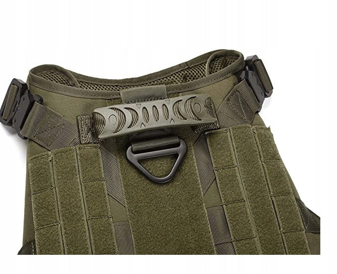 DOG TACTICAL HARNESS ADJUSTABLE GUARD WITH HANDLE STRONG SIZE XL Manufacturer code Szelki Taktyczne czarne XL
