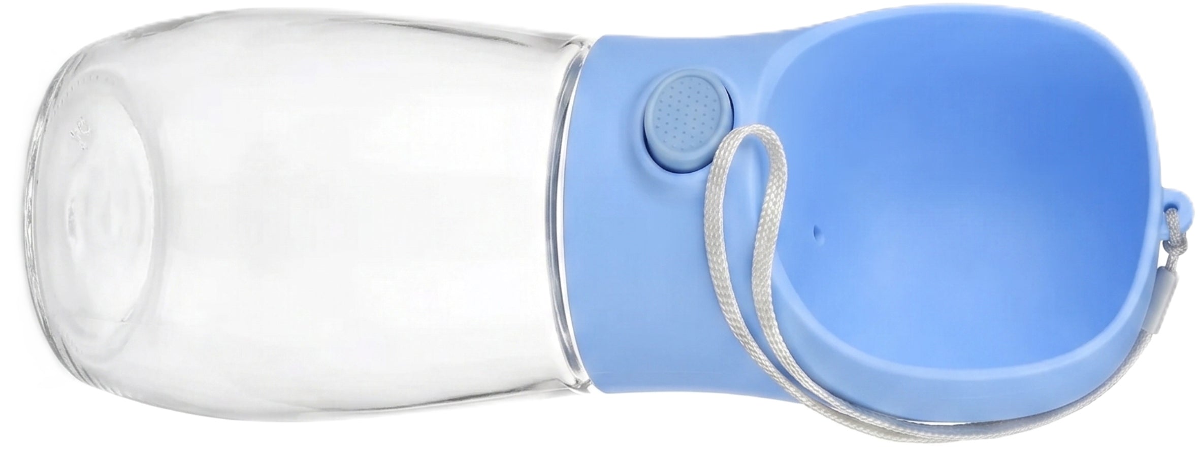 DOG WATER BOTTLE WITH BOWL TRAVEL PORTABLE DRINKER 350ml Packaging status original