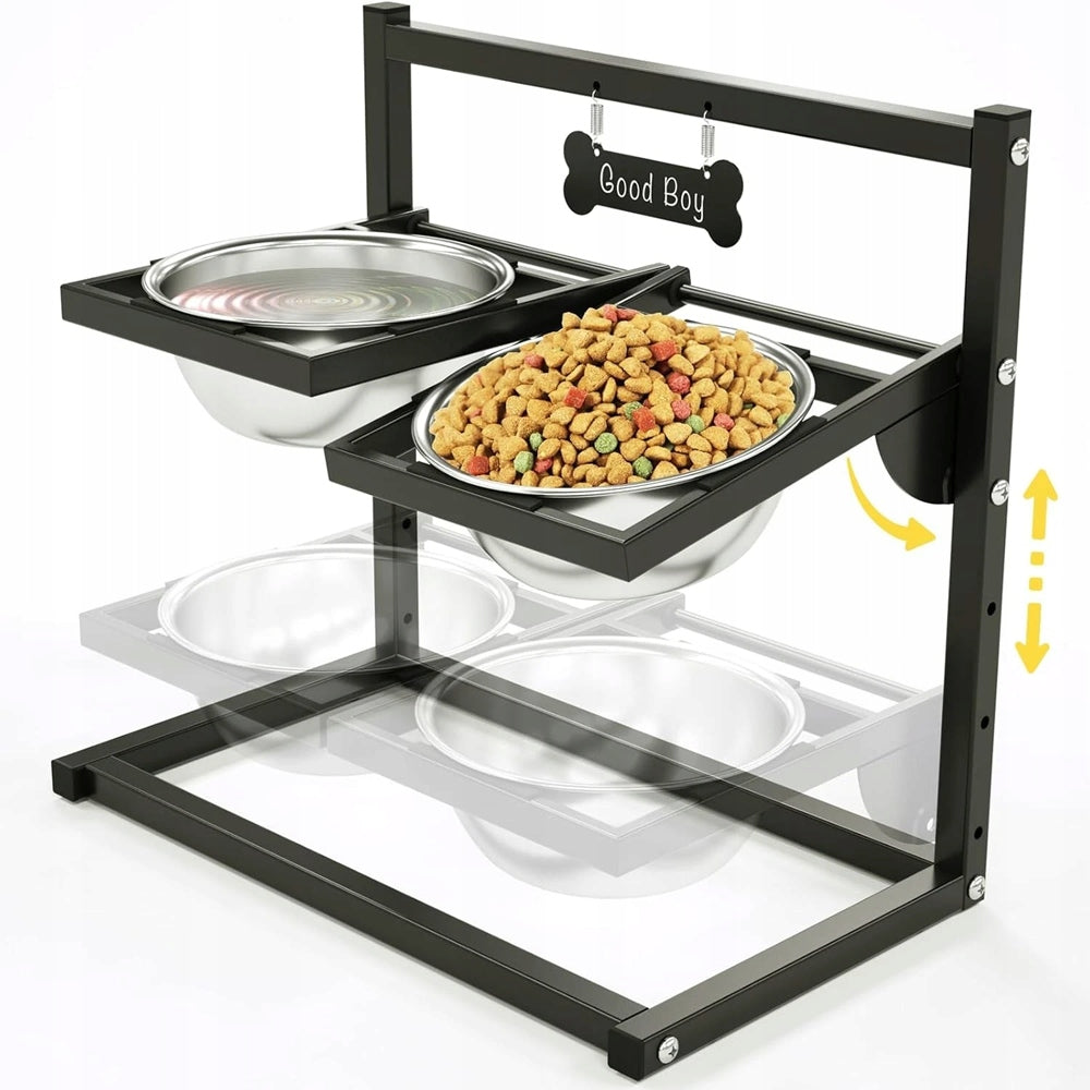 DOG WATER BOWL SET AND DOG FOOD BOWLS, ELEVATED BOWL Manufacturer code PT1076-CY