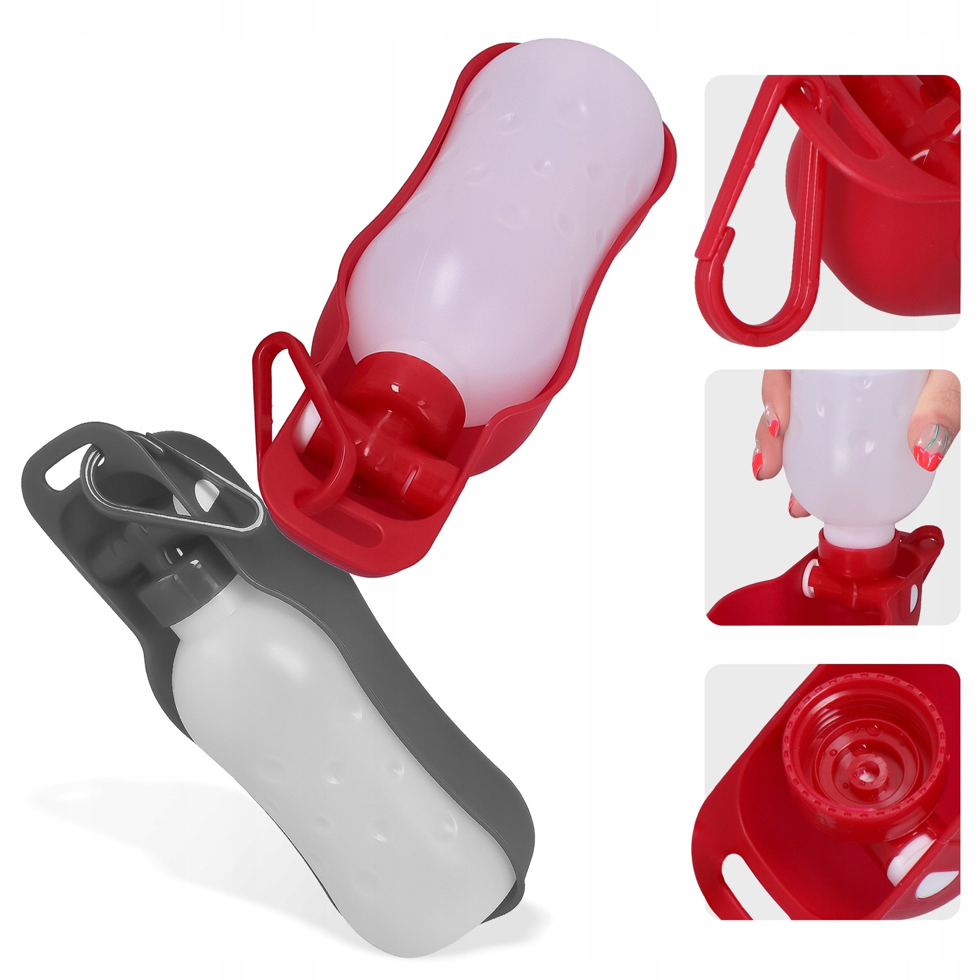 DOG WATER TRAVEL BOTTLE 0,25 WATER BOTTLE Drinker Travel Bowl PORTABLE FF Capacity 0.25 l