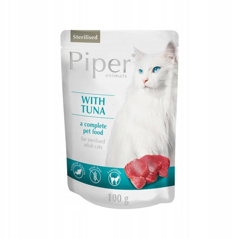 DOLINA NOTECI PIPER STERILISED WET CAT FOOD WITH TUNA 100G x10 Packaging status original