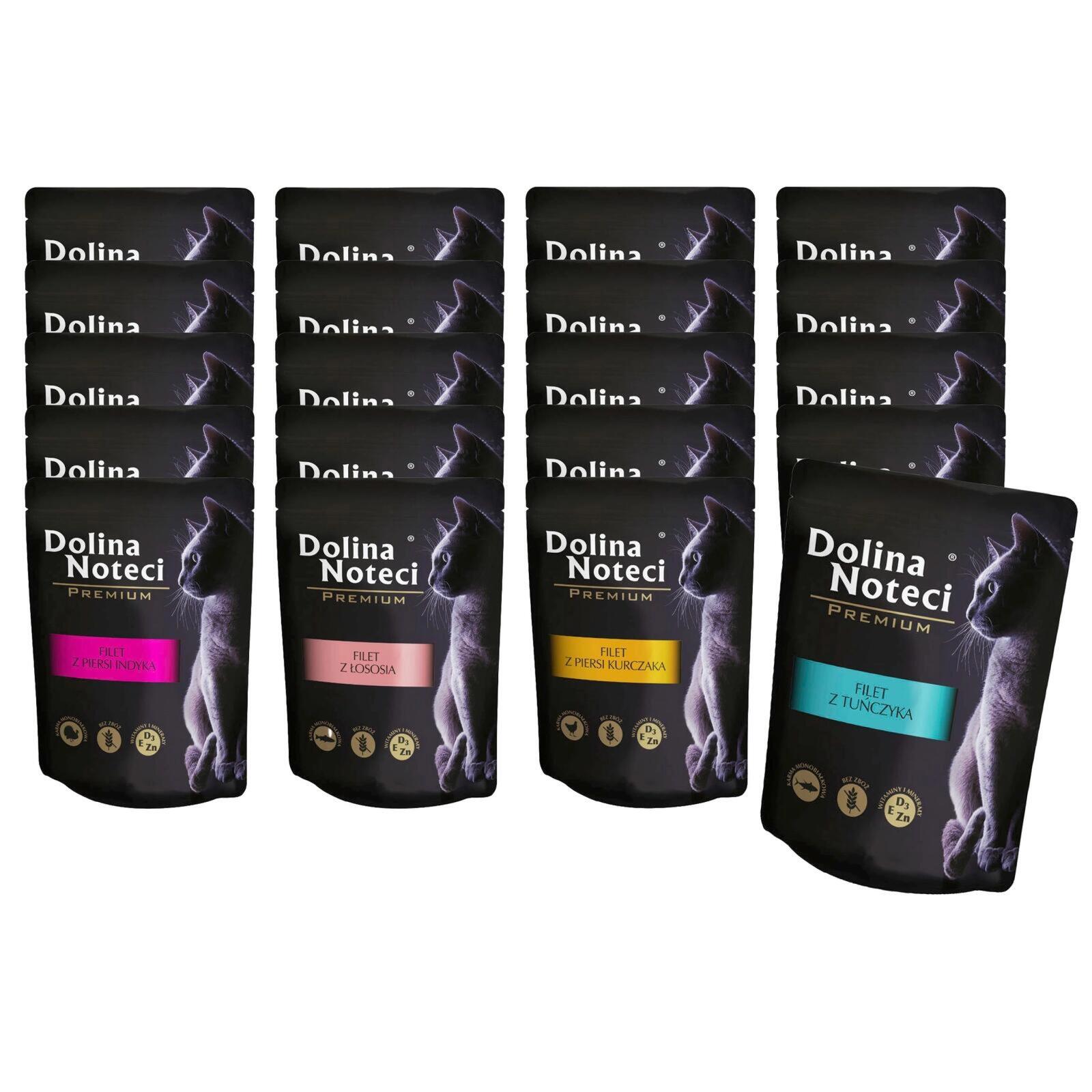 DOLINA NOTECI PREMIUM FILLETS MIX 20X85G WET CAT FOOD