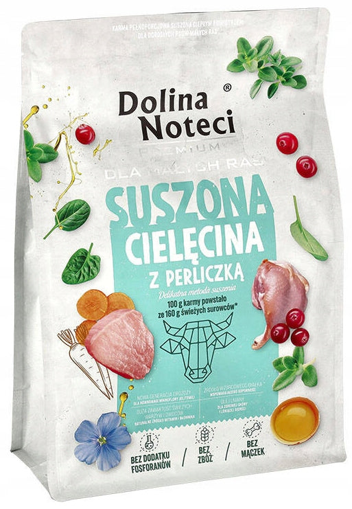 DOLINA NOTECI PREMIUM dog food small breed VEAL WITH GUINEA FOWL 3 kg
