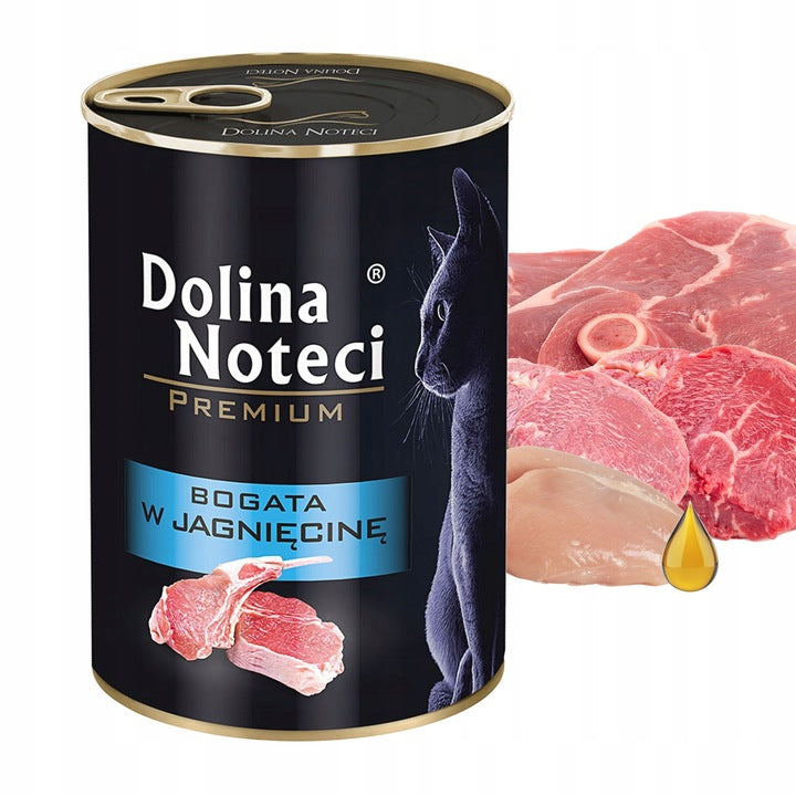 DOLINA NOTECI Premium Wet Cat Food Mix of Flavours 16 x 400g Grain Free Packaging status original