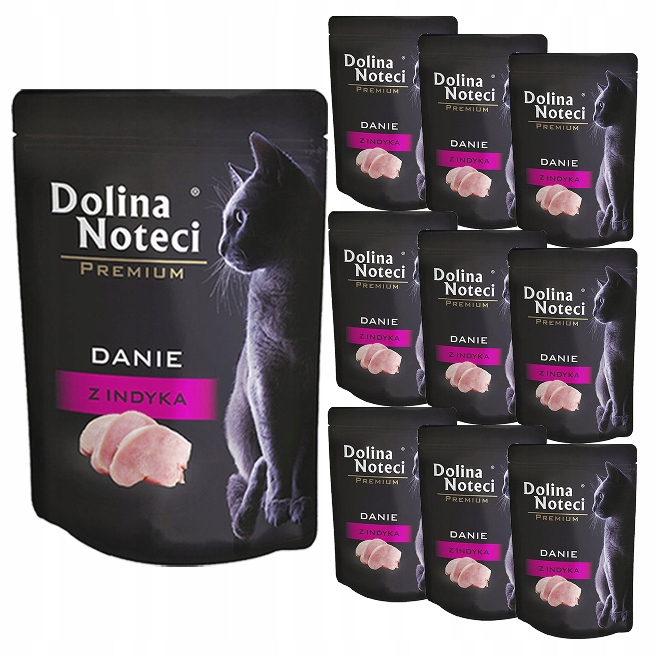 DOLINA NOTECI Premium dish wet cat food Turkey 10 x 85g grain-free