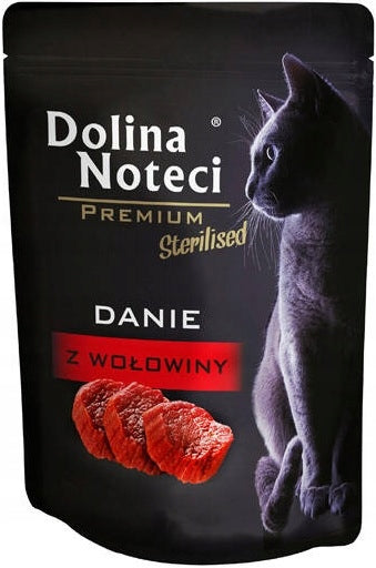 DOLINA NOTECI Premium sterilized beef dish for cat 85g grain-free