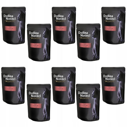 DOLINA NOTECI SALMON FILLET 85G- SUPER PREMIUM WITH TAURINE!! Age of the animal adult cats