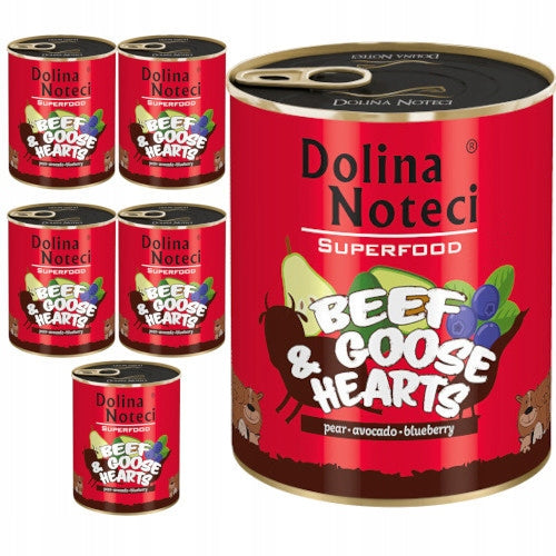 DOLINA NOTECI SUPERFOOD GOOSE HEART BEEF 6x800g