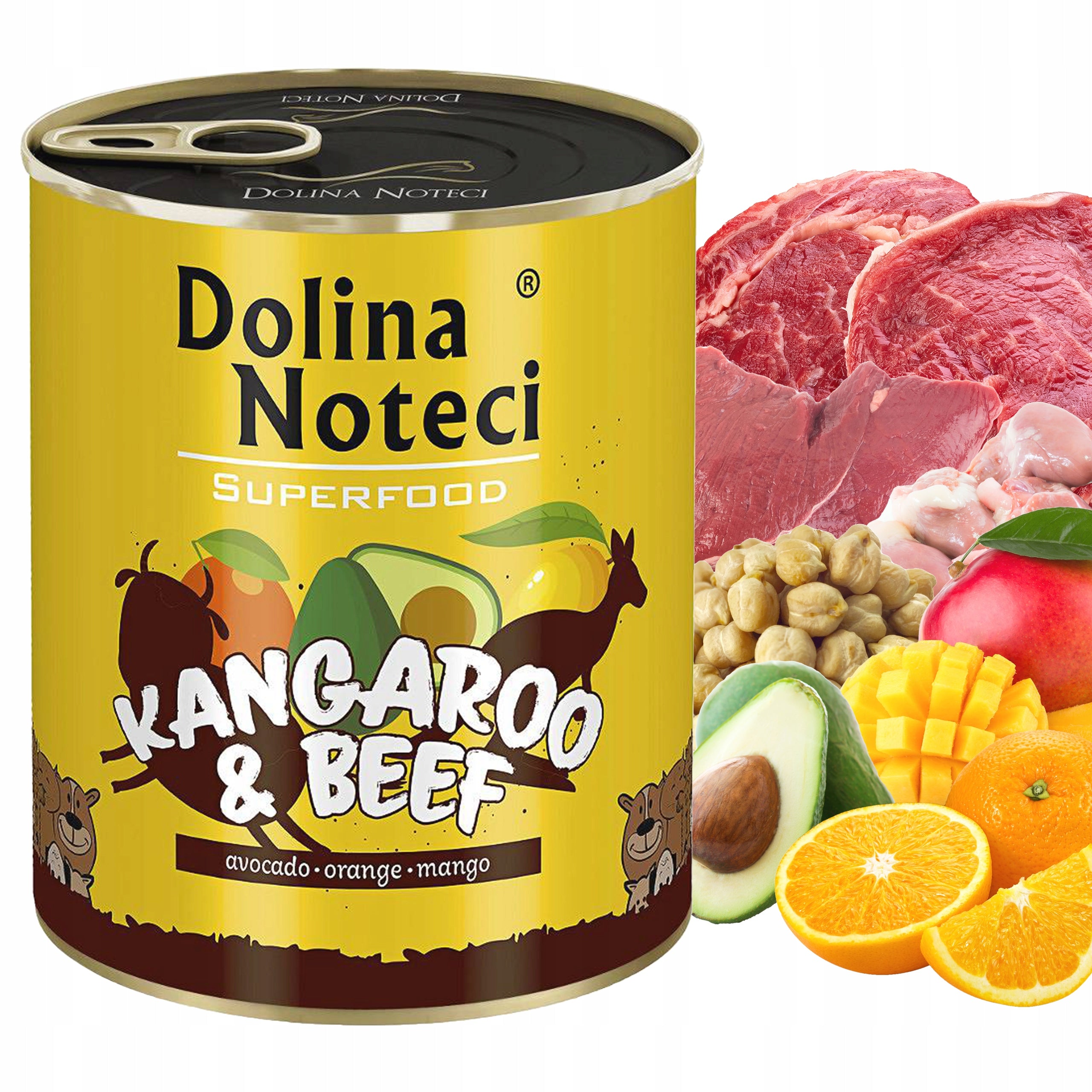 DOLINA NOTECI SUPERFOOD Wet dog food mix of flavors 24 x 800g EAN (GTIN) 5906168611193