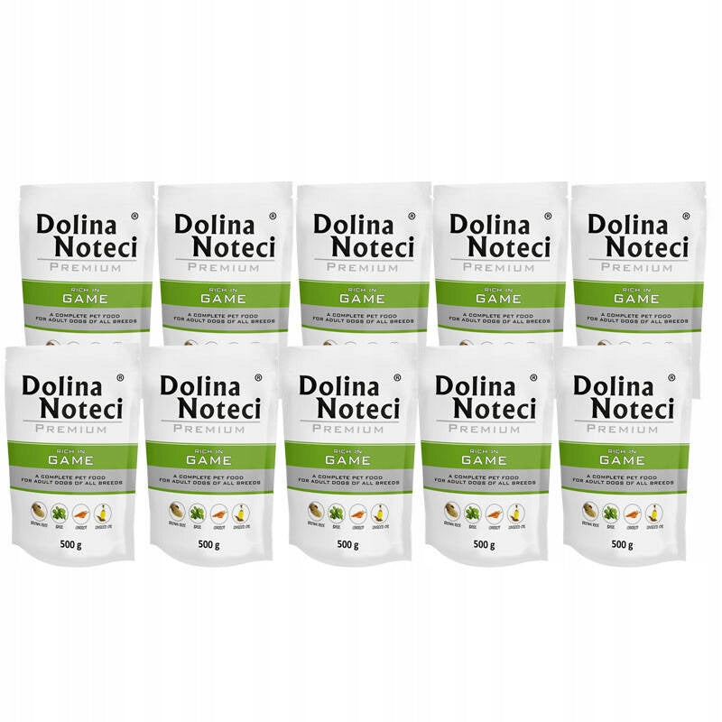 DOLINA NOTECI WET DOG FOOD SACHET 10X500 VENISON