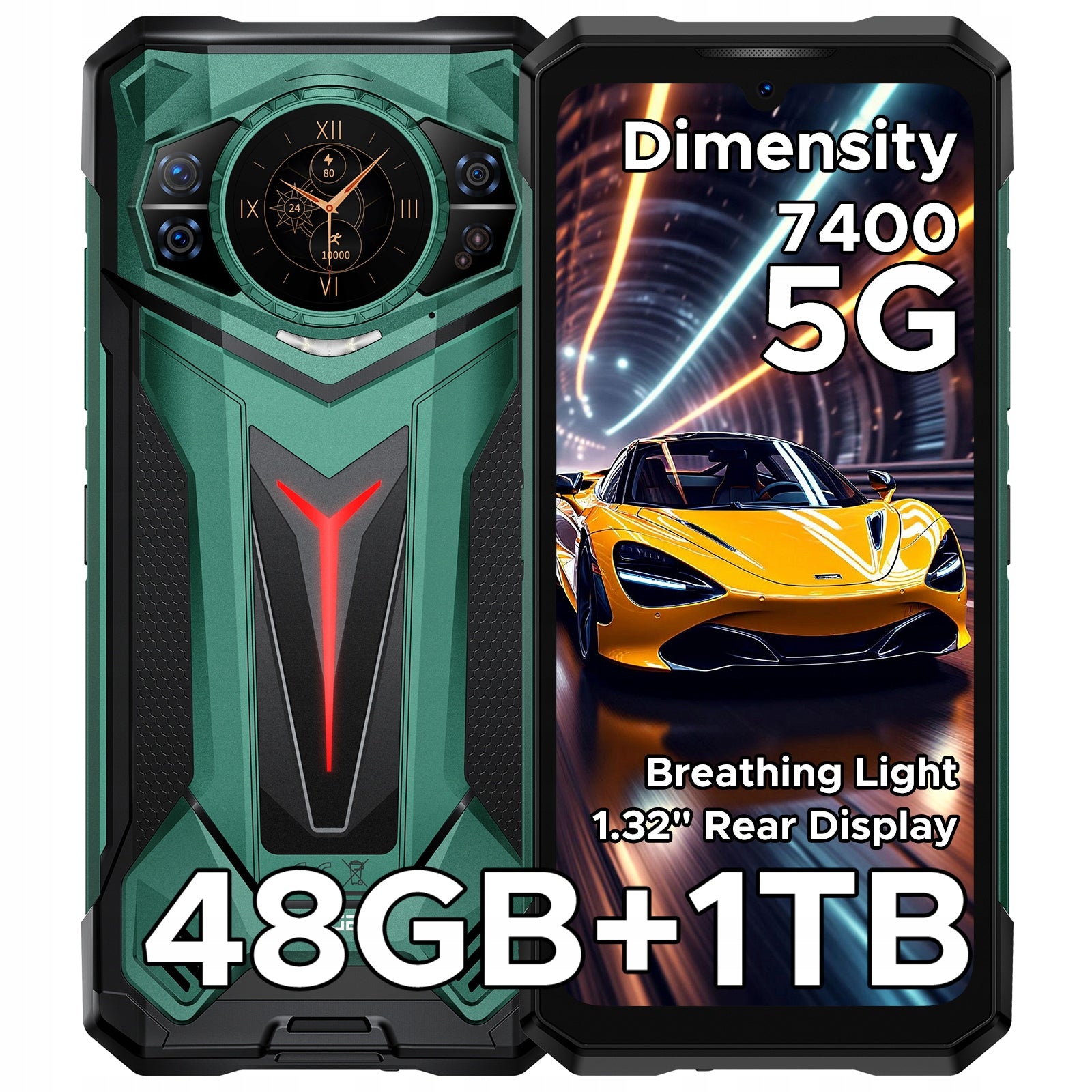 DOOGEE Armored Smartphone 5G S200Ultra 11000mAh 48GB+1TB 100MP/NFC/phone
