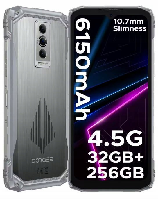 DOOGEE Blade 10 Pro Energy 6 GB / 256 GB 4G (LTE) silver Built-in memory 256 GB