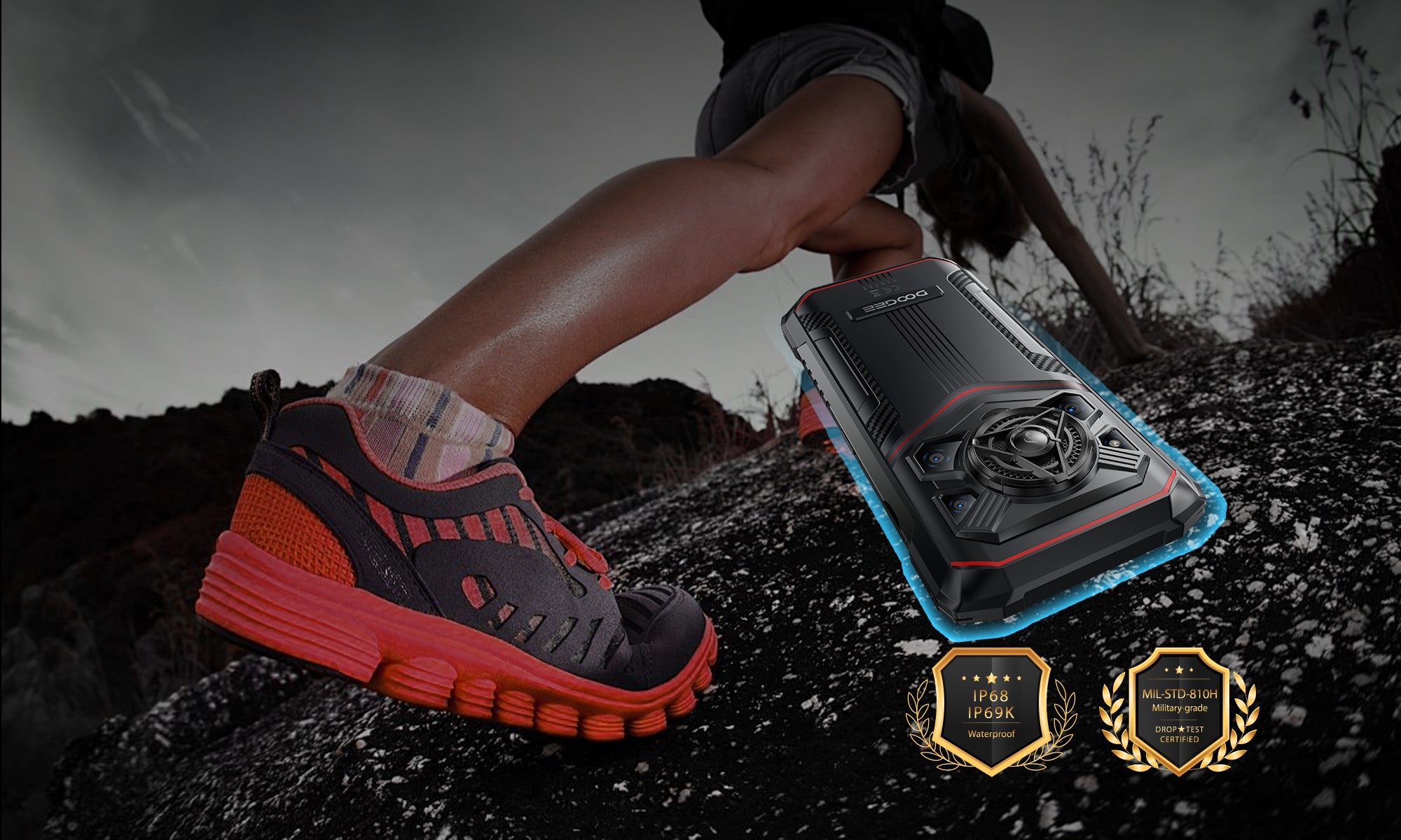 DOOGEE Blade20Pro Military Armored Smartphone24+256GB 11800mAh IP69K/4G LTE Manufacturer code BLADE 20 pro