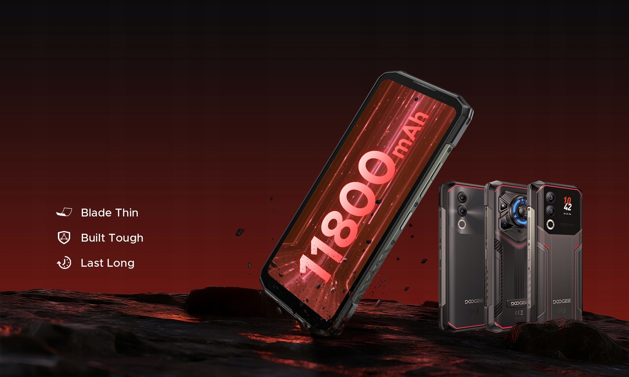 DOOGEE Blade20Pro Military Armored Smartphone24+256GB 11800mAh IP69K/4G LTE Packaging status original