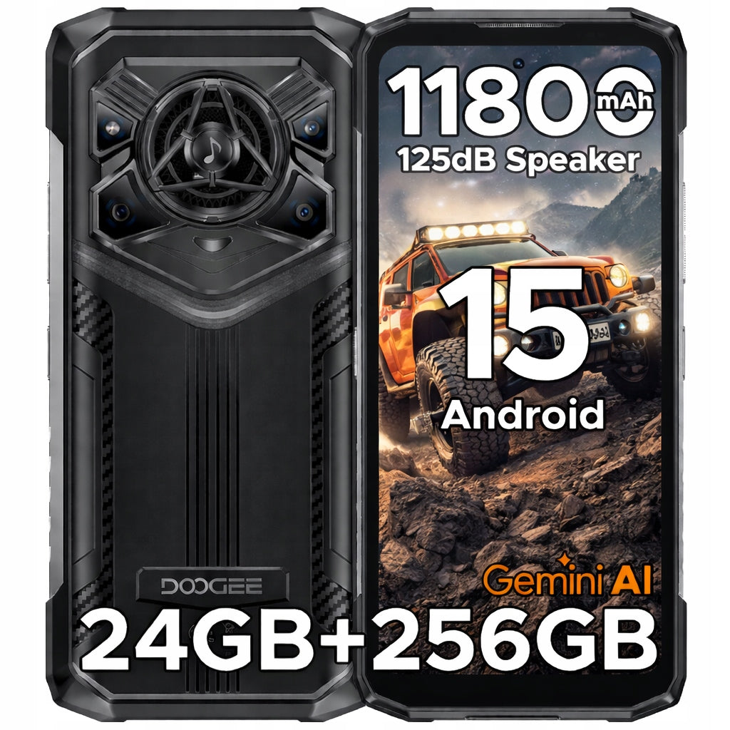 DOOGEE Blade20Pro Military Armored Smartphone5 24+256GB 11800mAh IP69K/NFC