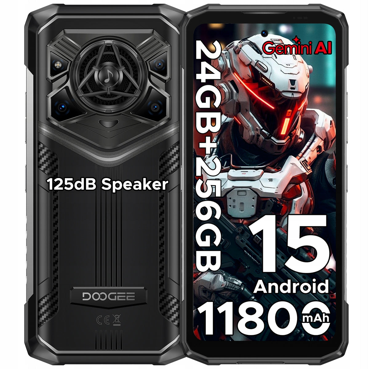 DOOGEE Blade20Pro Smartphone Android15 24+256GB 11800mAh 50MP/NFC/OTG/90Hz