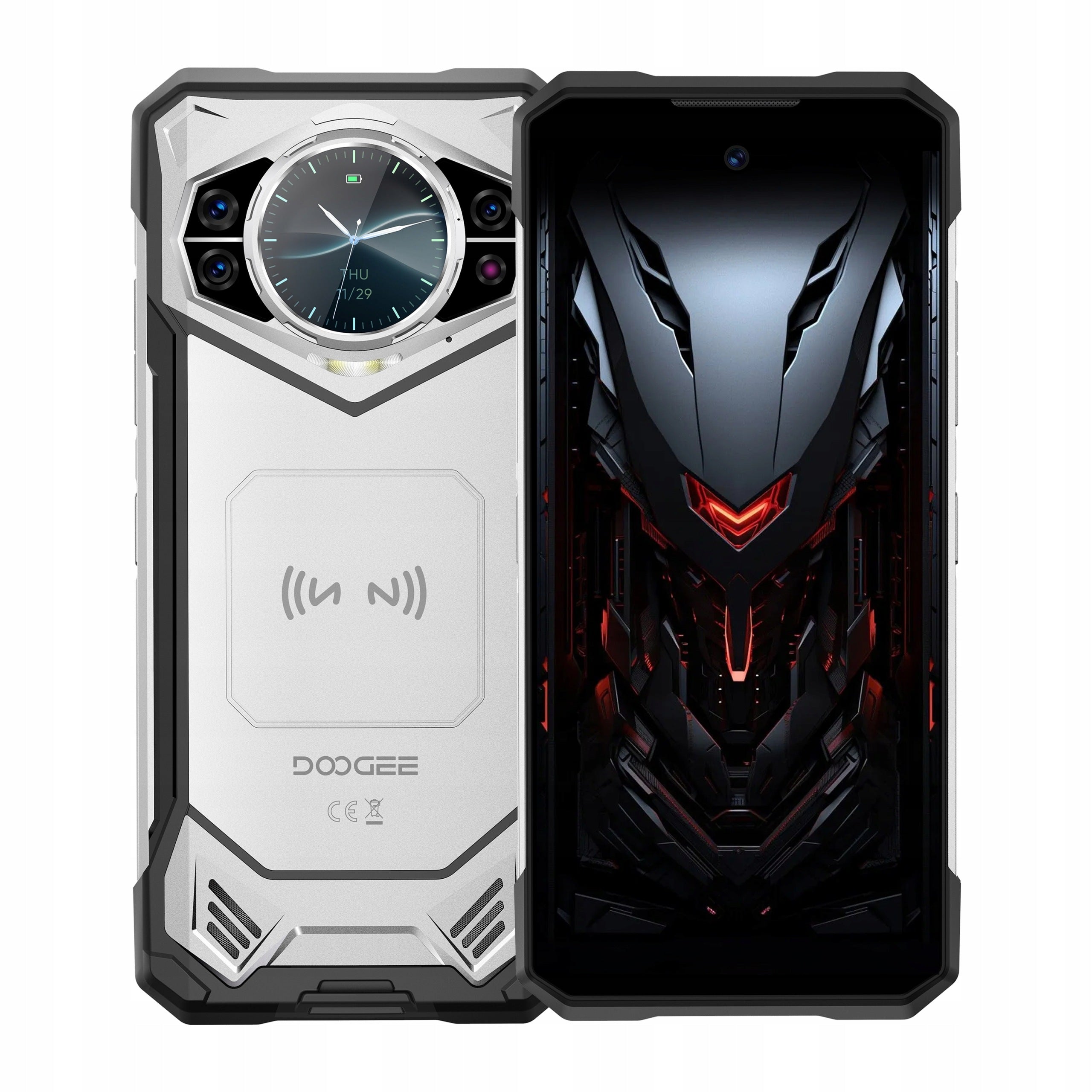 DOOGEE S200 5G 48GB/256GB 10100mAh 100MP AMOLED NFC Android 16 Charger included yes