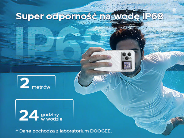 DOOGEE Smartphone M30Pro 6.88"IP68W 8000mAh 64+256GB Android16 4G SIM NFC GPS Headphones included no