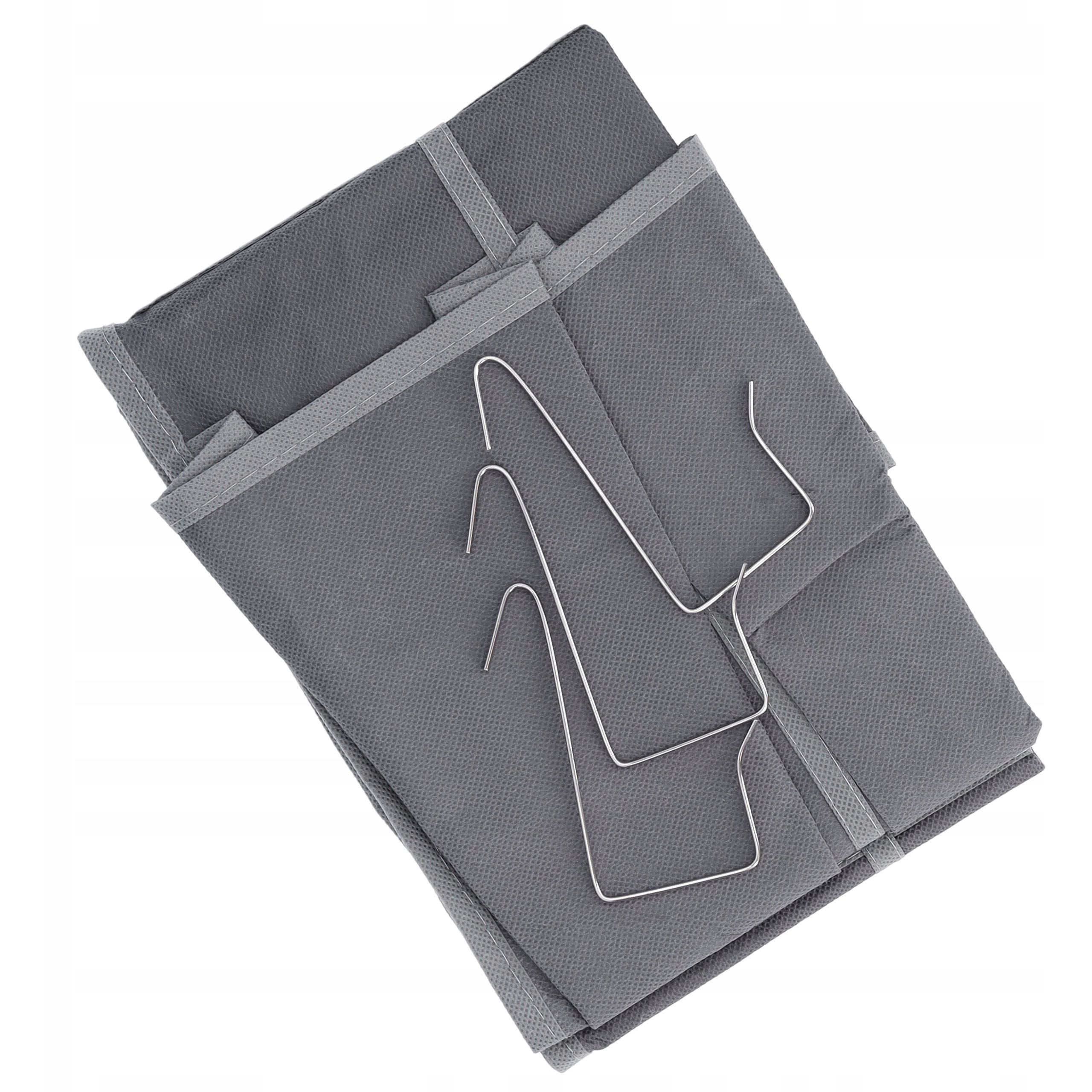 DOOR HANGING ORGANIZER 16 compartments for akcesoria grey fabric Brand no brand