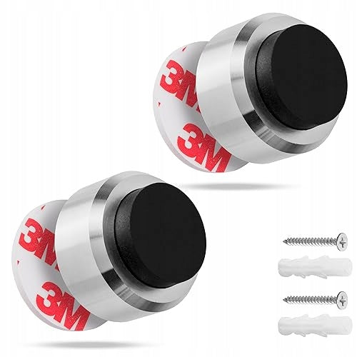 DOOR STOPPER DOOR HANDLE FENDER STAINLESS STEEL PROTECTION 2 PCS STEEL