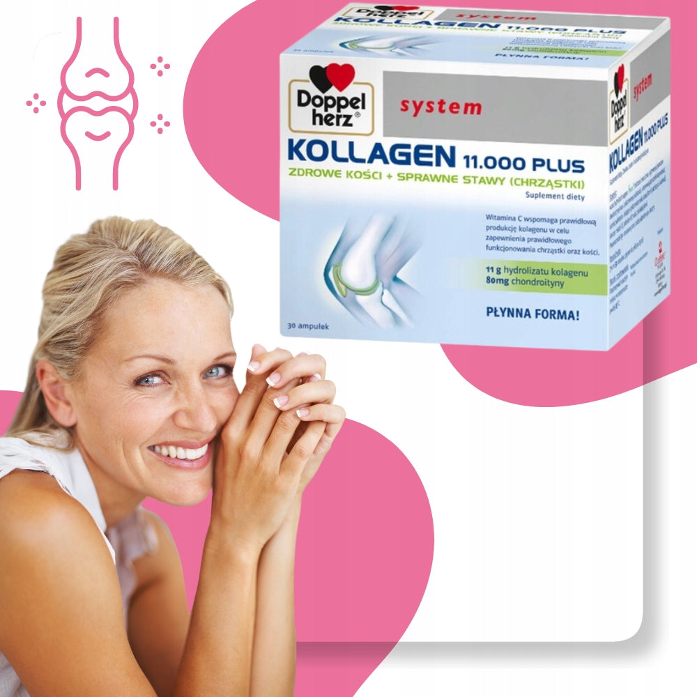 DOPPELHERZ KOLLAGEN 11000 plus Kollagen System 25 ml x 30 ampoules Form vial