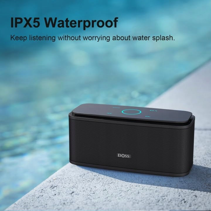 DOSS SoundBox Touch wireless Bluetooth speaker IPX5 READ DESCRIPTION Brand Doss