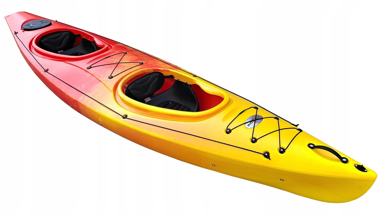 DOUBLE CANOE TOURIST FAMILY TWIN HD LAKE RIVER TWO GAPS Brand Scorpio Kayak