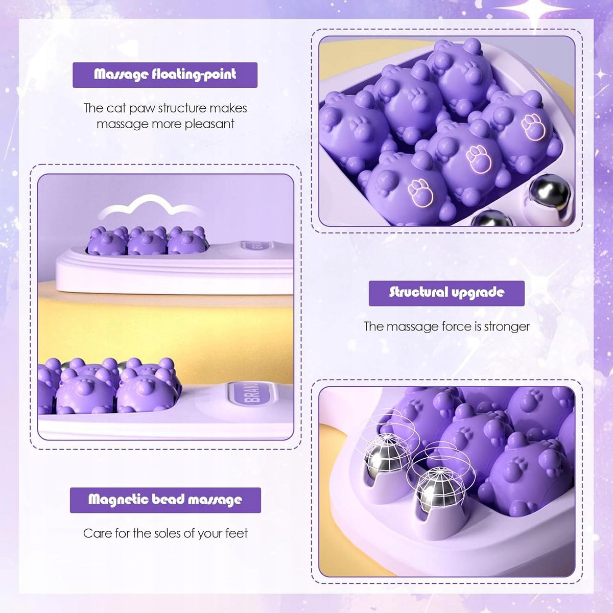 DOUBLE FOOT MASSAGE ROLLER PORTABLE ERGONOMIC MASSAGE ROLLER Manufacturer code 0634479477775