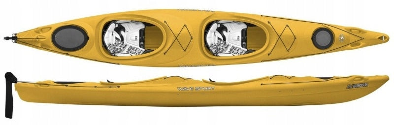 DOUBLE HIKING KAYAK HORIZON CORE WAVE SPORT + RUDDER