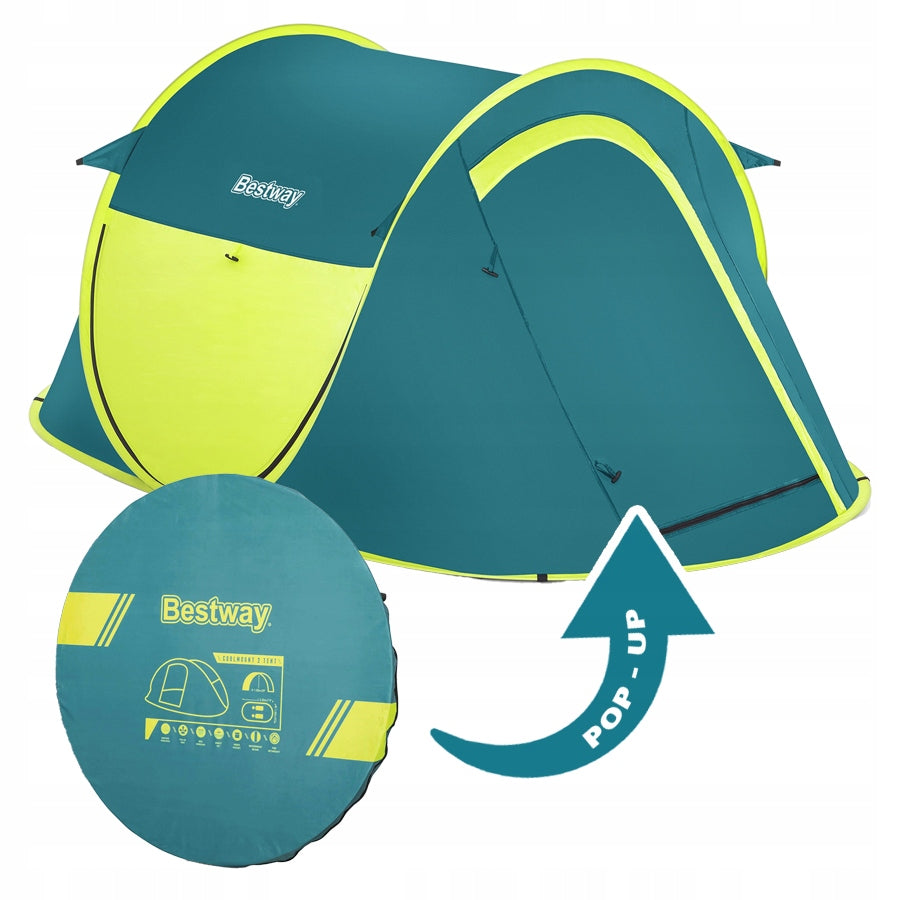DOUBLE HIKING TENT BESTWAY 68086 235 x 145 x 100CM + COVER Number of bedrooms 1
