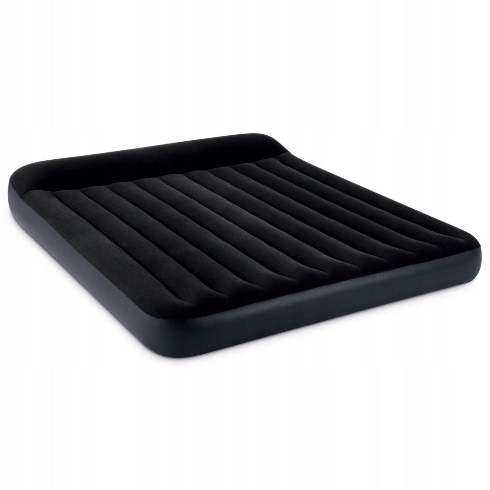 DOUBLE INFLATABLE MATTRESS 203X183X25 CM WITH HEADREST 272 KG Packaging status original