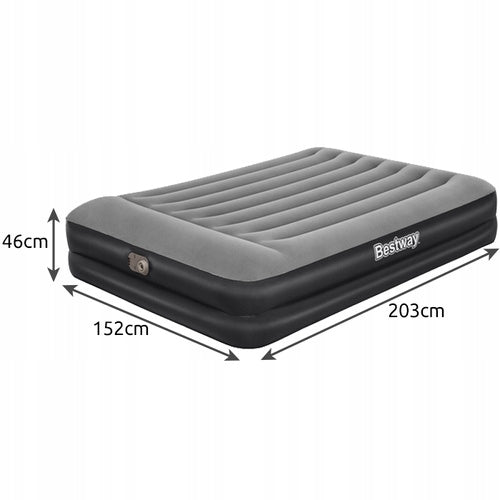 DOUBLE INFLATABLE MATTRESS WITH BUILT-IN PUMP BESTWAY 203 x152 x 46 cm Brand Bestway