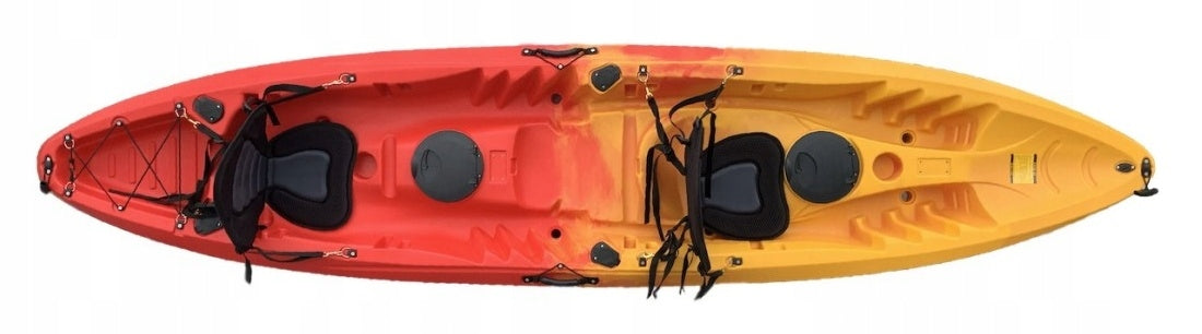 DOUBLE KAYAK ORINOCO II SIT ON TOP STABLE SOLID FAMILY TWO Manufacturer code ORINOKO2REDYELLOW
