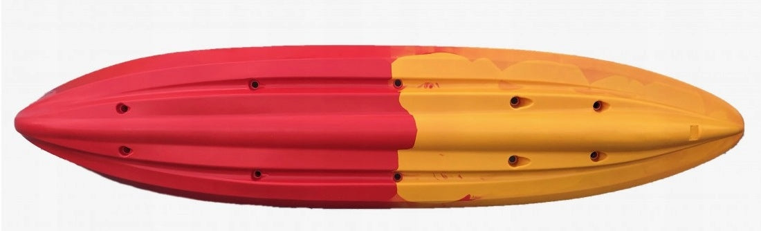 DOUBLE KAYAK ORINOCO II SIT ON TOP STABLE SOLID FAMILY TWO Model ORINOKO 2 RED/YELLOW