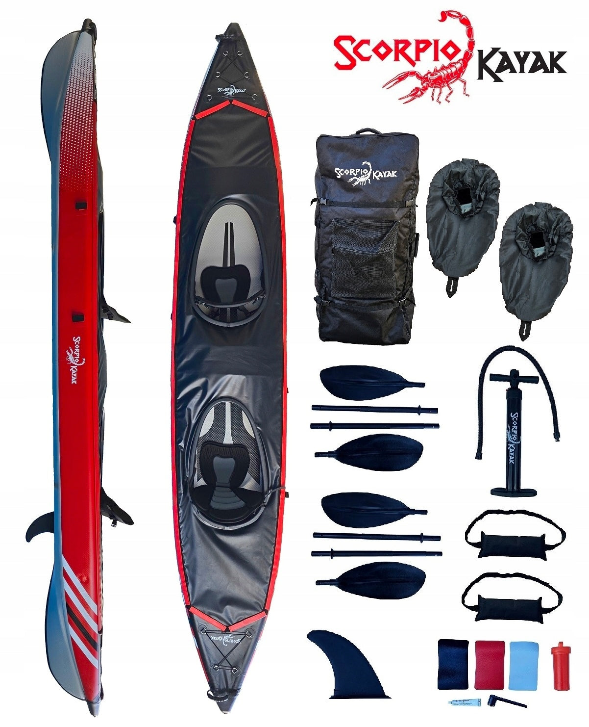 DOUBLE KAYAK PUMPED DS 473 FULL DROPSTITCH WITH DECK TWO