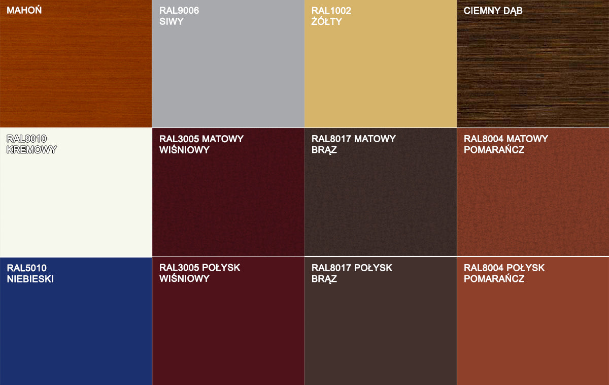 DOUBLE LEAF GARAGE DOOR RAL COLORS 2199 ZŁ Gate type garage