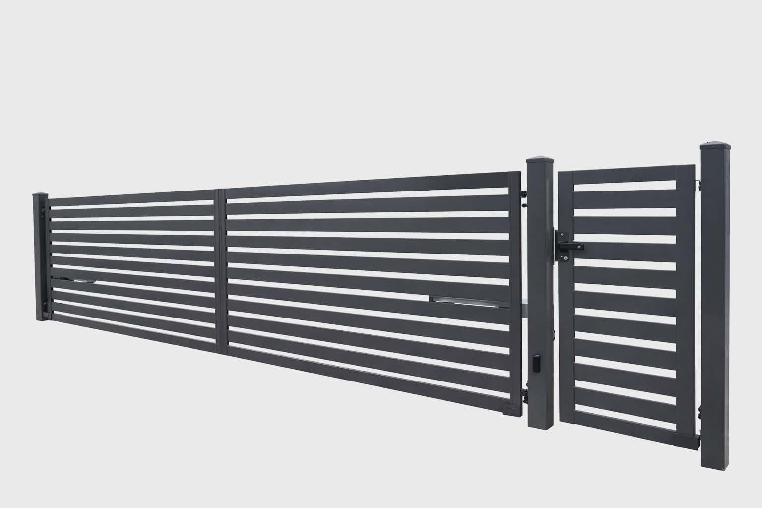 DOUBLE-LEAF PALISADE GATE 350x150CM