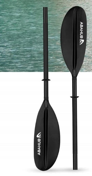 DOUBLE PADDLE ADJUSTABLE 230MM ALUMINUM FOR BOAT KAYAK PONTOON KAYAK Color black