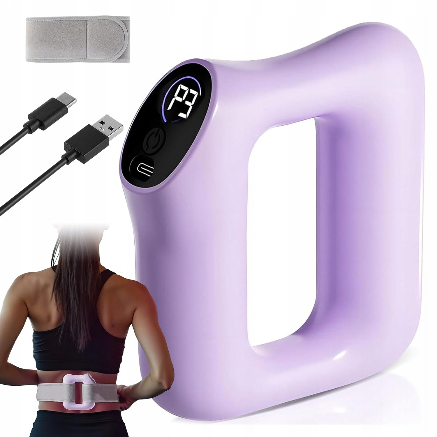 DOUBLE RING BODY MASSAGER VIBRATION FAT REDUCTION
