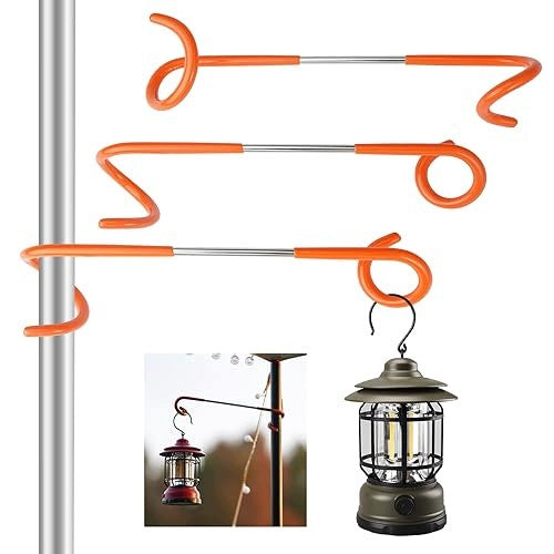 DOUBLE S HOOK FOR CAMPING LANTERN STAINLESS STEEL FOR TOURISTS Brand no brand