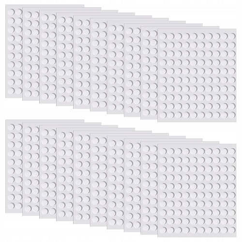 DOUBLE SIDED ADHESIVE DOTS 6MM WHITE 2000PCS FOR DIY PHOTOS leather